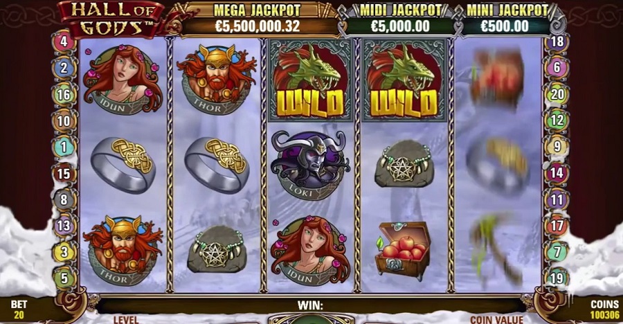 Know about NetEnt Hall of Gods Slot’s Theme and Bonuses